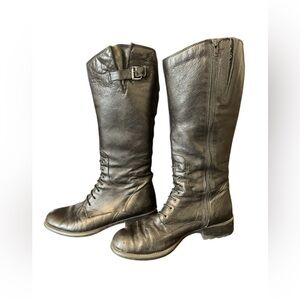 Clarks Women’s s Mullin Clove Leather Riding Boot Size 9M